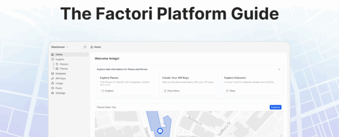 Factori Platform Guide